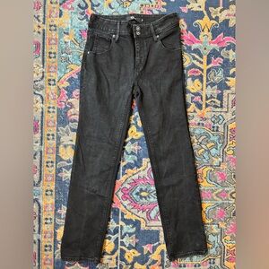 Hudson Straight Leg Black Jeans